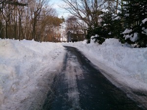大雪による軽井沢の状況