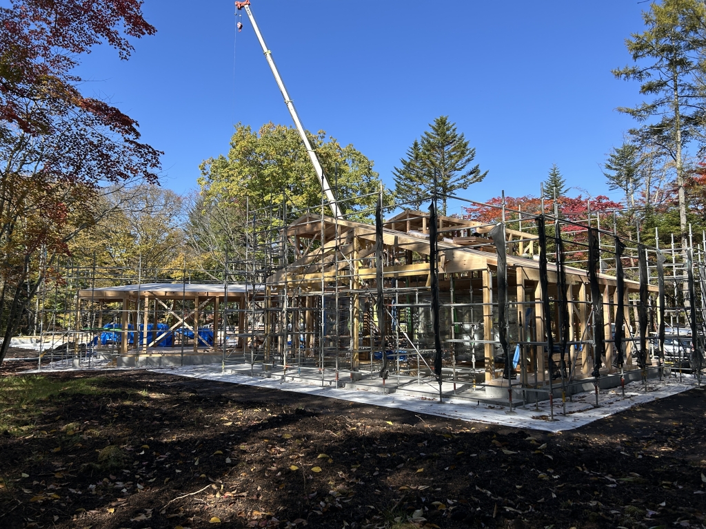 上棟-森の双璧-