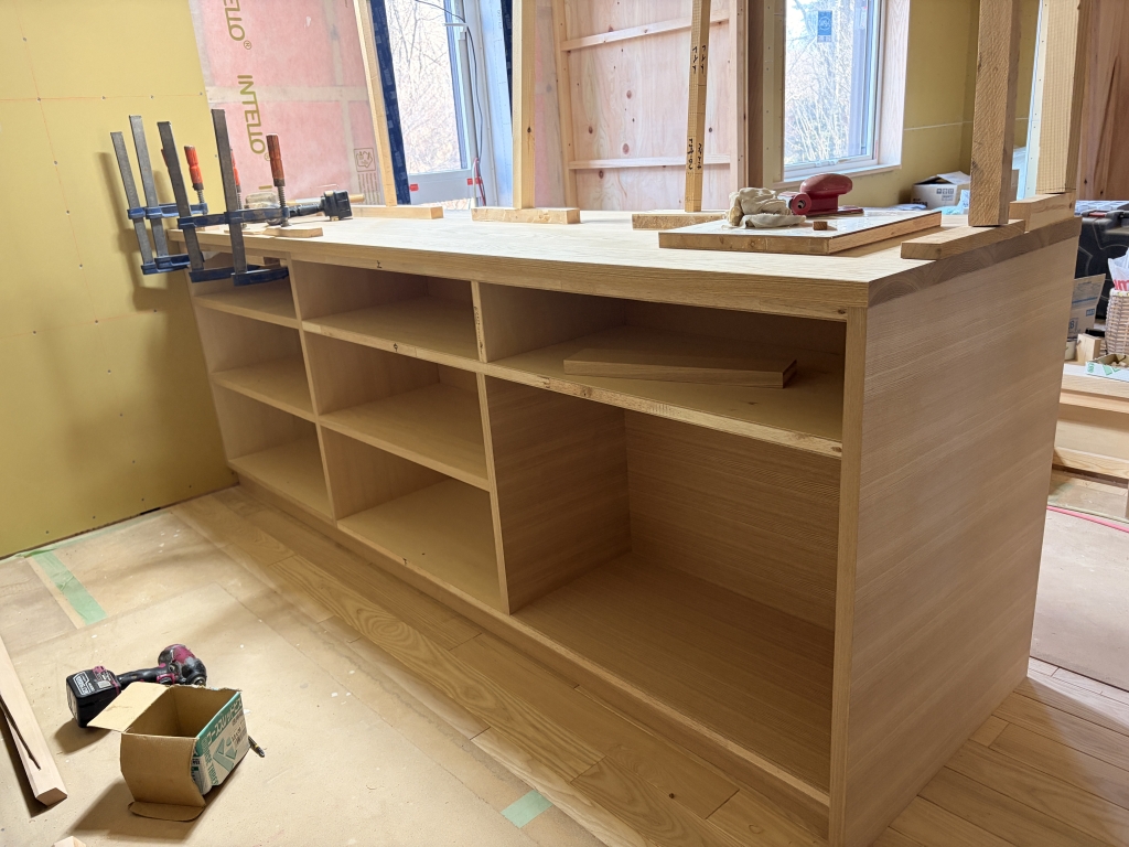 タイルとキッチン工事－旋律の家－